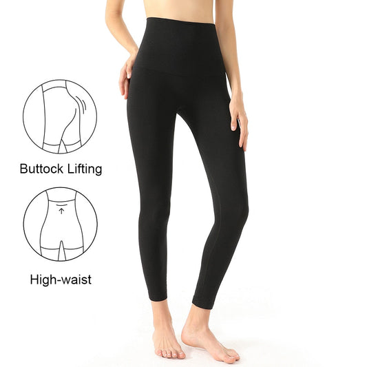 CI-0008 Body Shaping Pants med høy midje og sømløse bukser for magen Shapewear