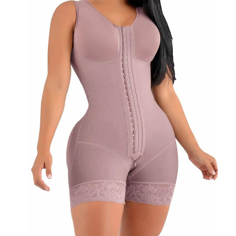 Fajas Colombianas Post Surgery Shapewear Kompresjonskompresjon Slankende Girdle Woman Flat Mage Lace Shaper Skims Shorts Bodyshaper